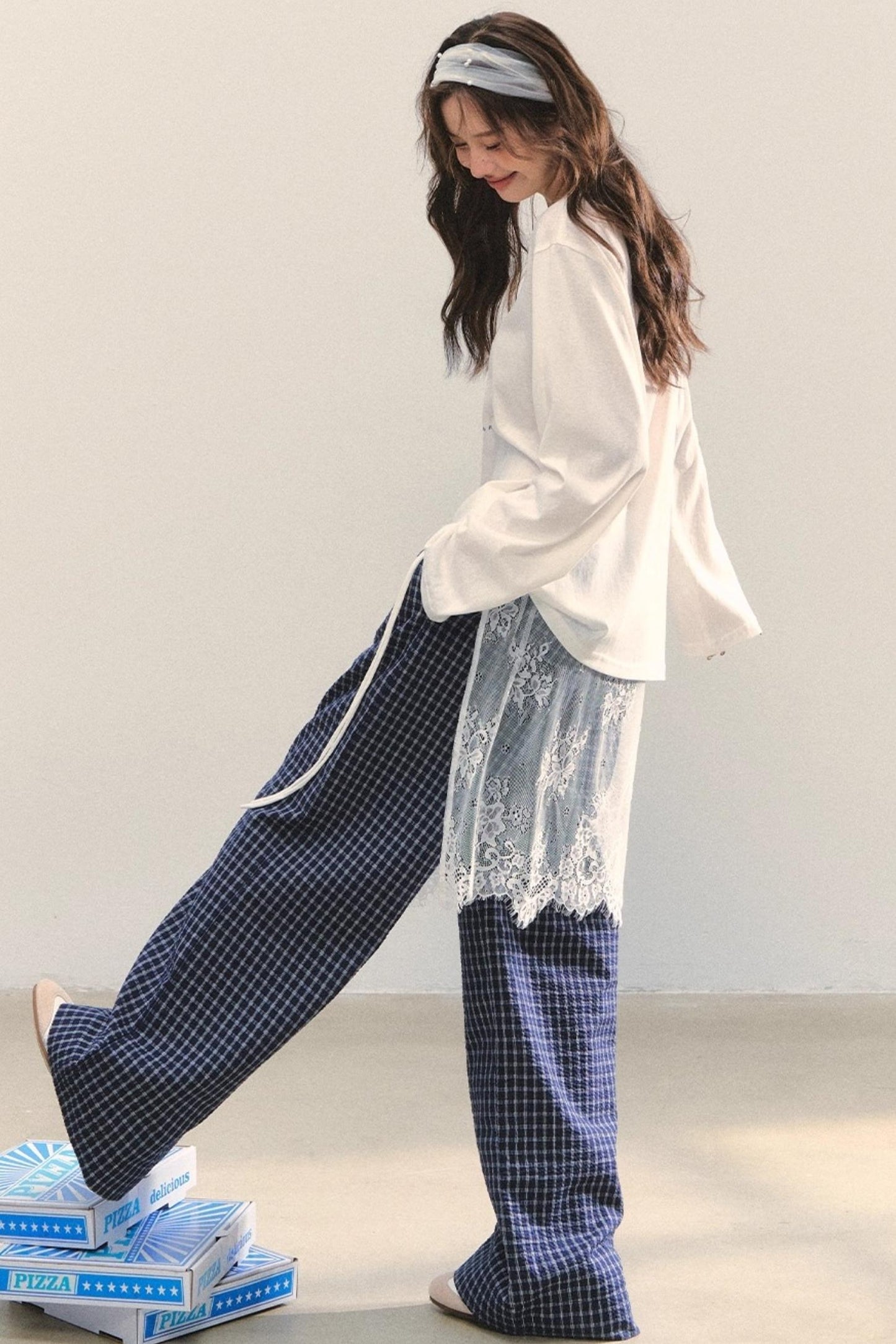 Wide-Leg Trousers Set-Up