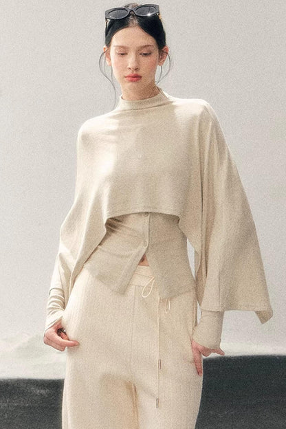 Moss Pattern Long Sleeve Top Set