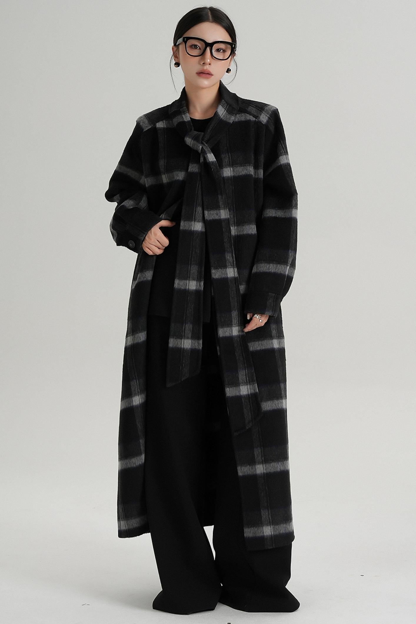 Temperament Woolen Long Coat
