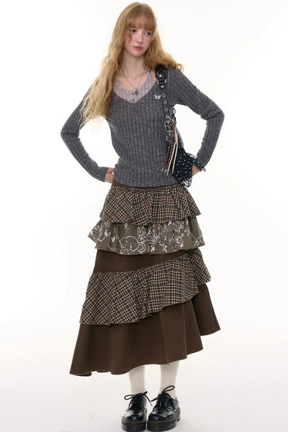 Autumn Slim Halterneck Knit Top