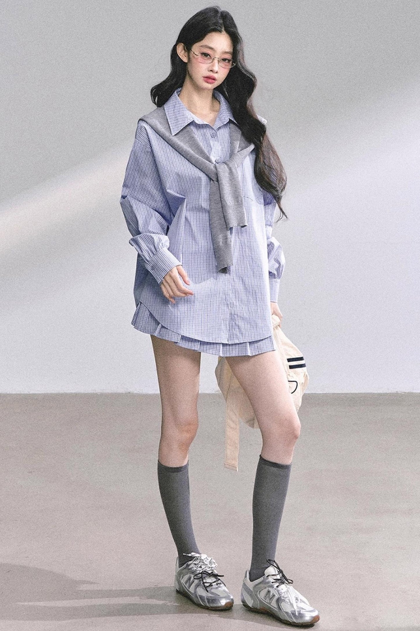 Autumn Plaid Suit Set-Up