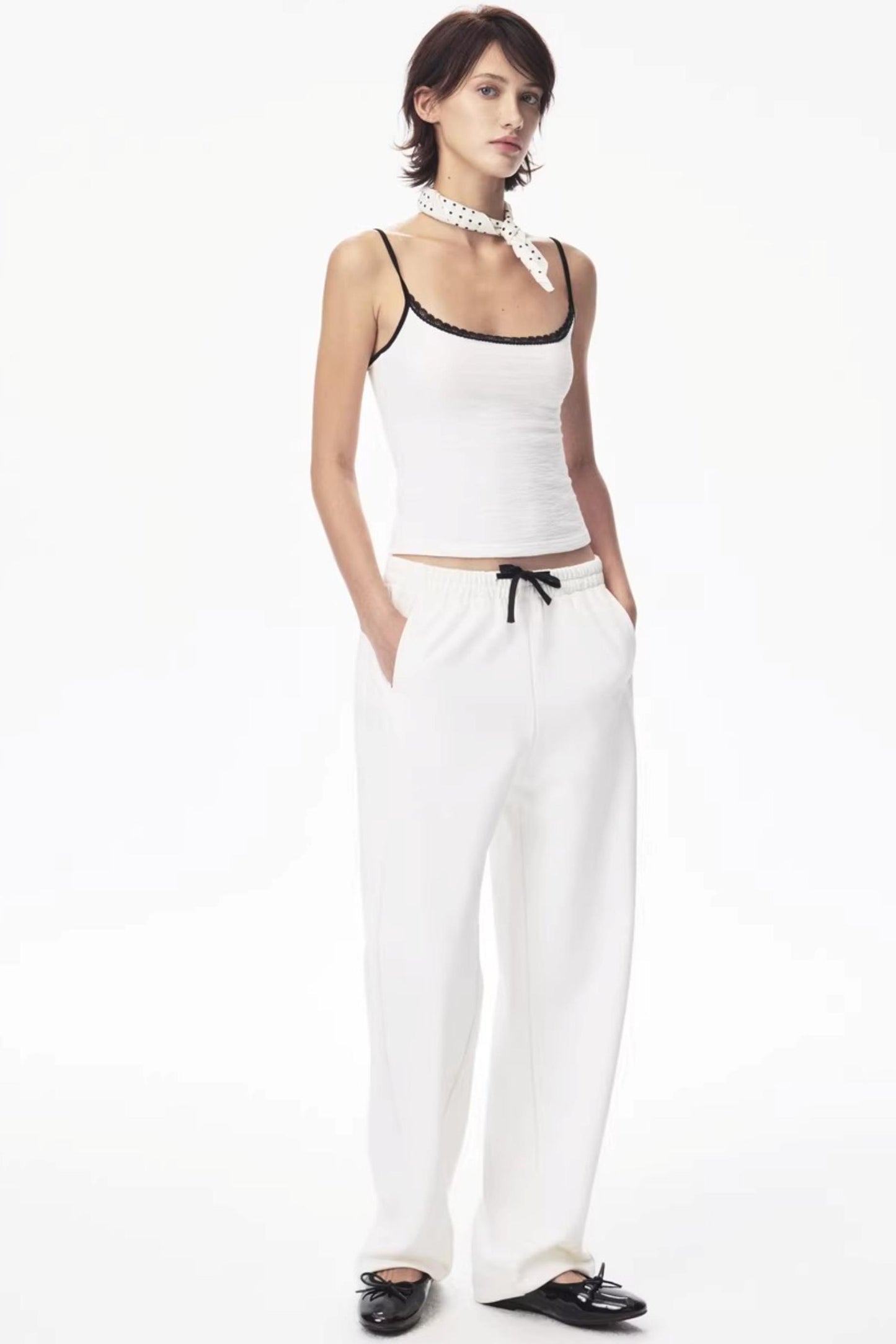 Color-Blocked Carrot Pants