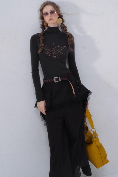 Gentle Respectfulness Wool Knit Top