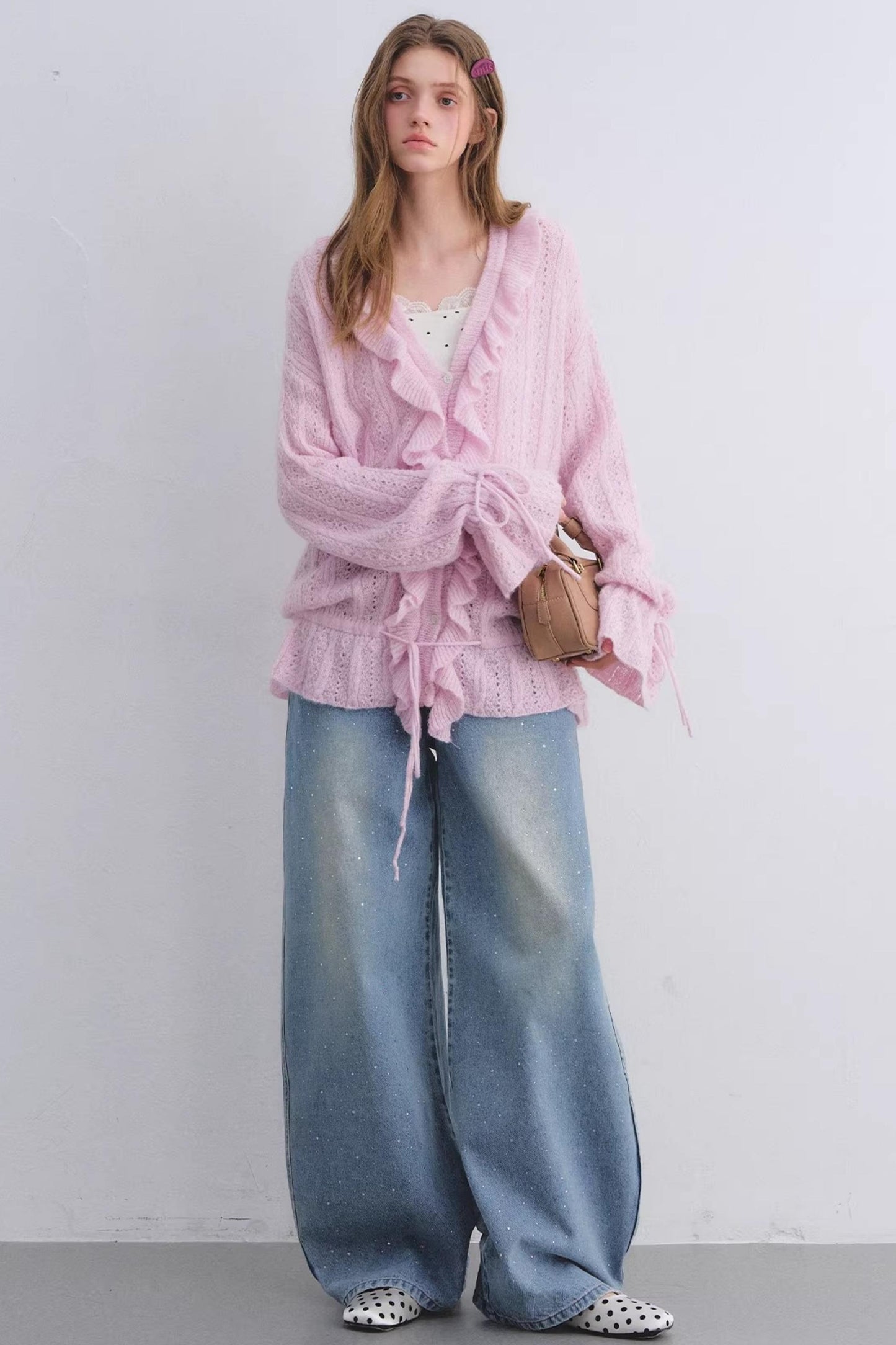 Rhinestone Blue Scimitar Pants
