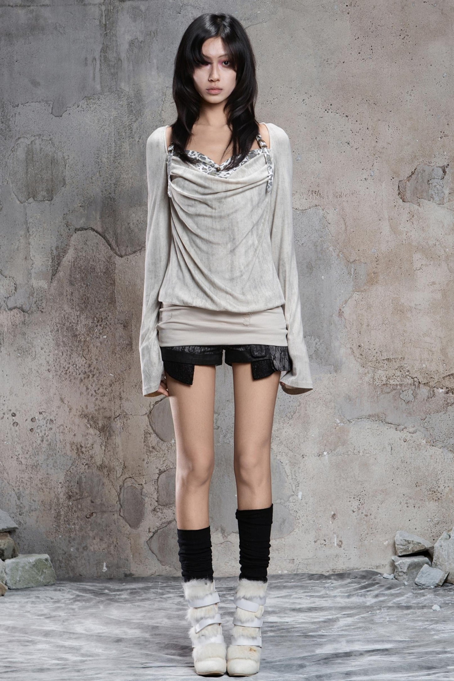 Retro Two-Piece Top Shirt Info