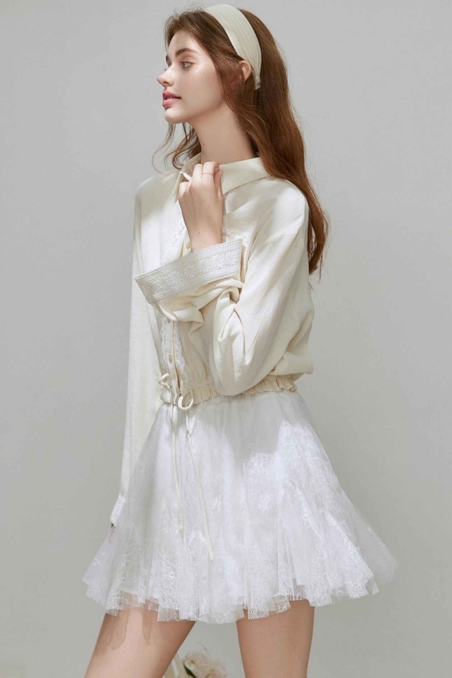 Fall Lace Commuter Shirt