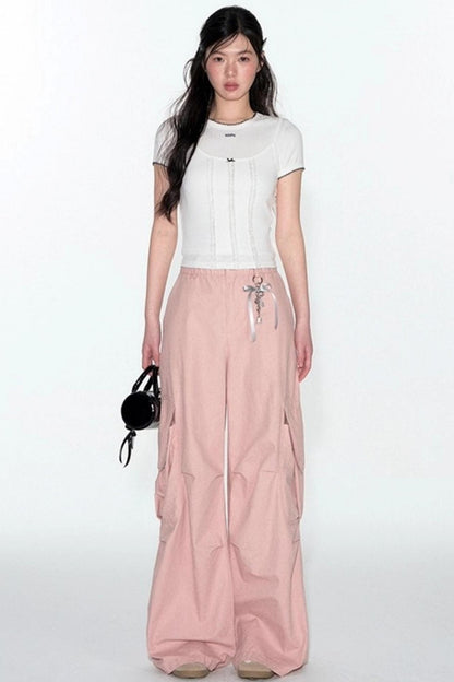 Original Slim Jacquard Short Sleeve Top Set-Up