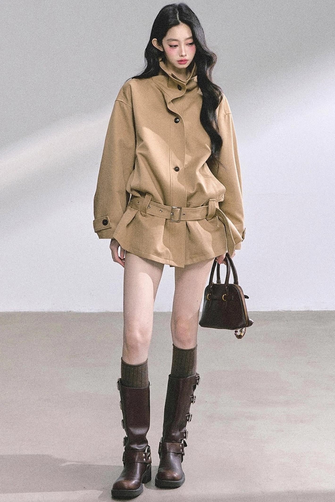 French Style Windbreaker Jacket