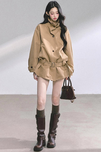 French Style Windbreaker Jacket