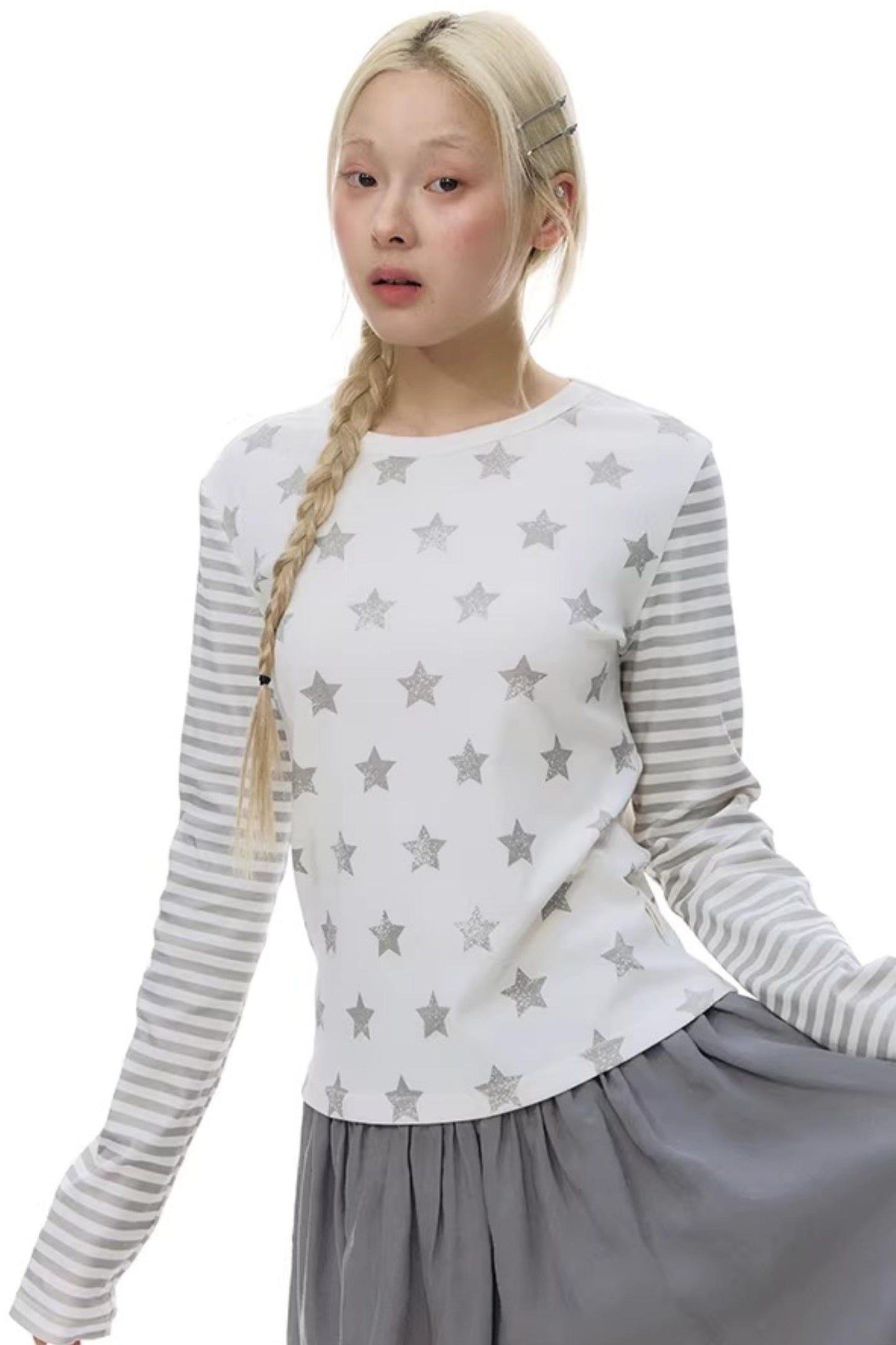 Star Stripe Slim Fit Top