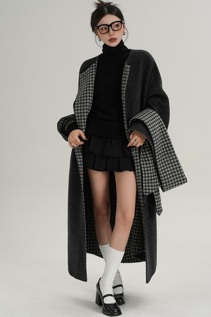 Classic Wool Tweed Coat