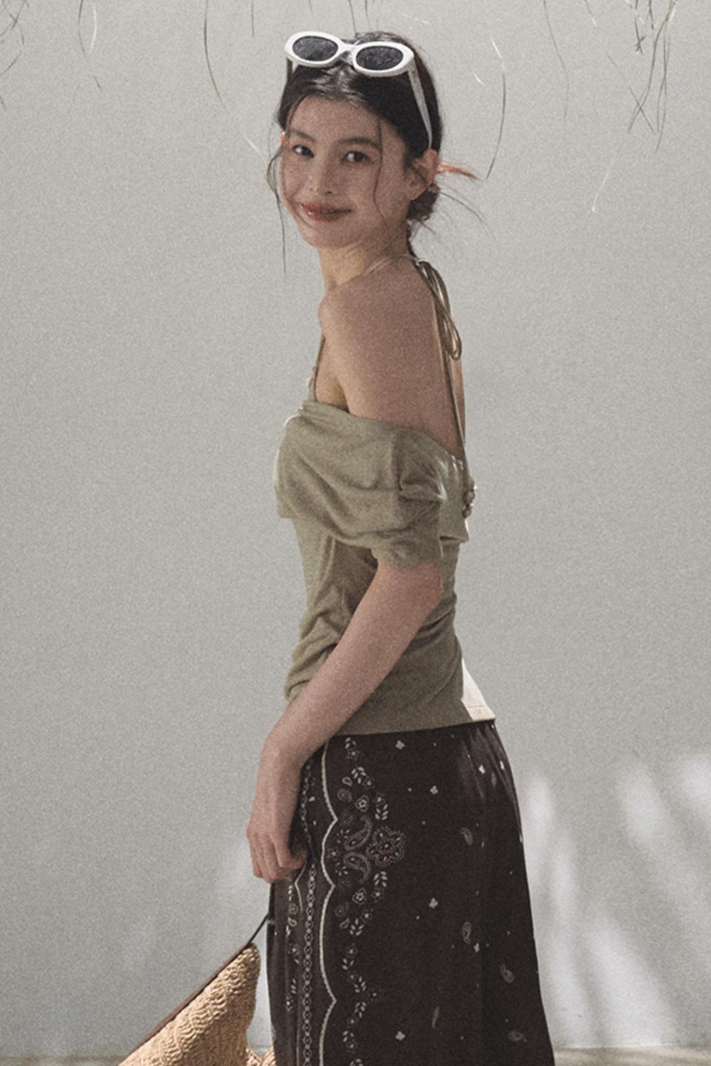 Desert One-Shoulder Top