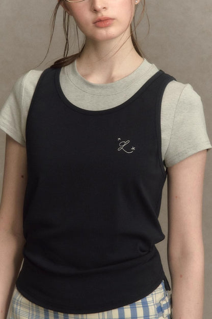 Slim Fit Two-Piece Tee