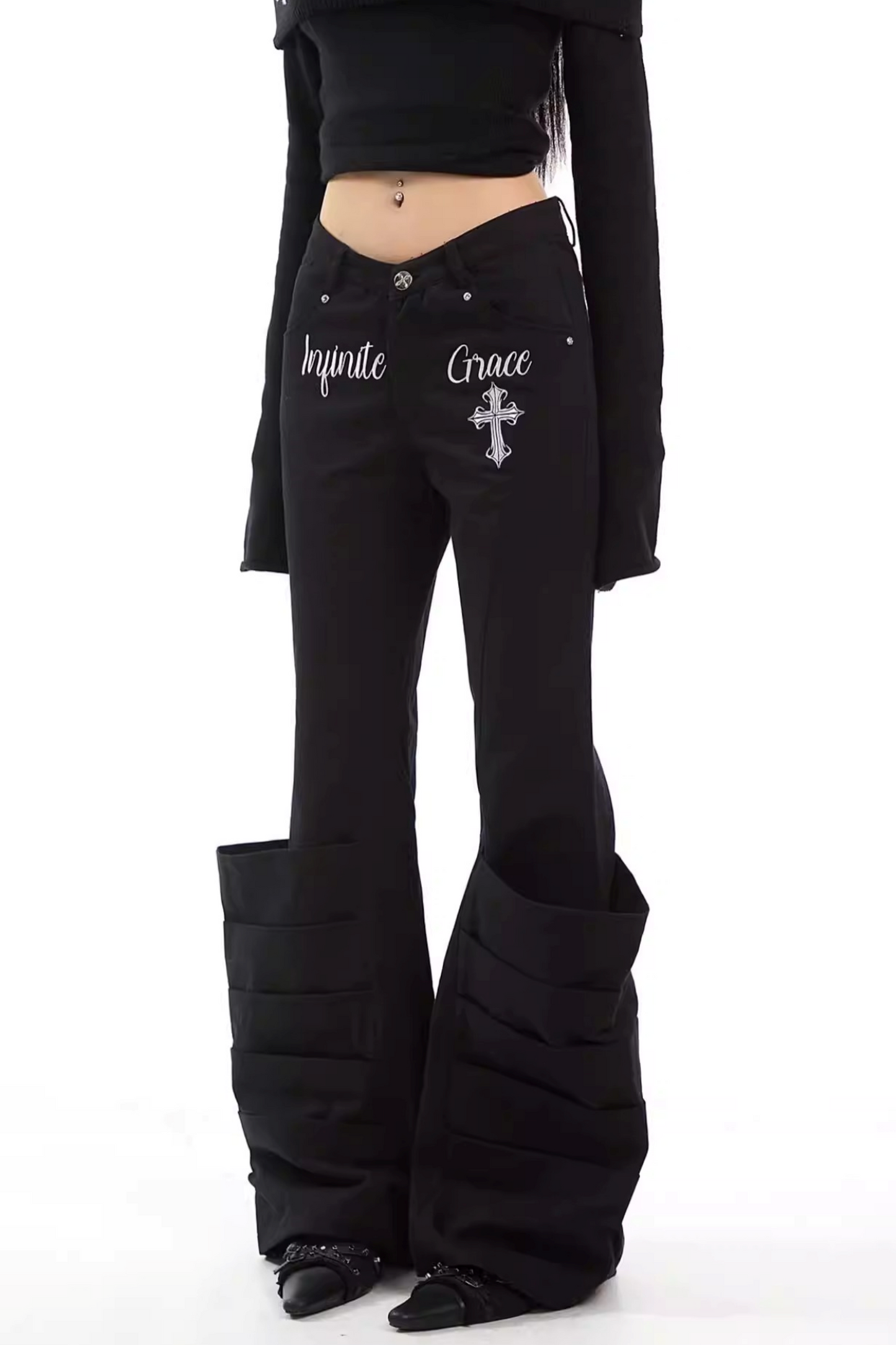 Pantalon évasé American Vintage