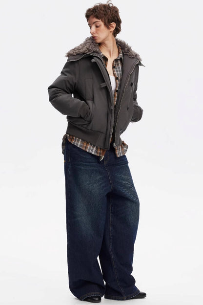 Vintage Yellow Distressed Jeans