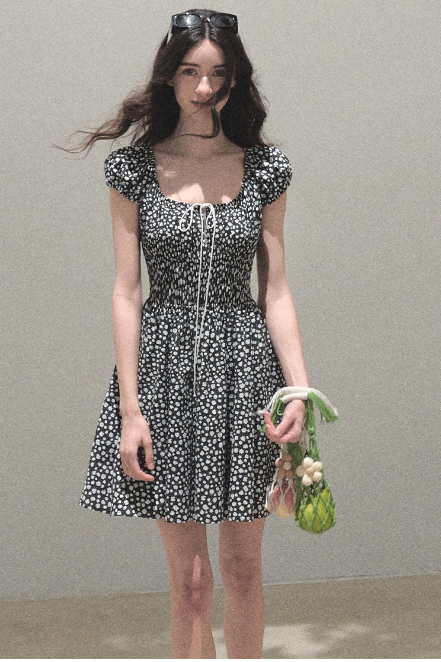 Blissful Tomato Leaf Dress