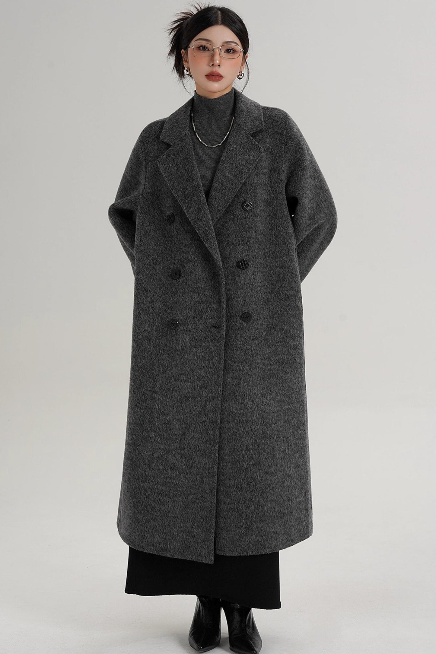 Textured Wool Suit Coat