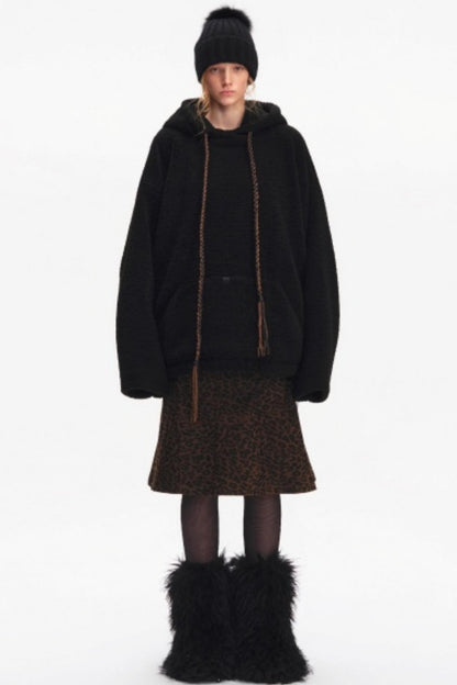 Korean Leopard Fishtail Skirt