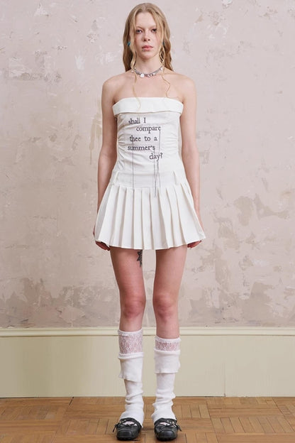 Embroidered Sheath Dress