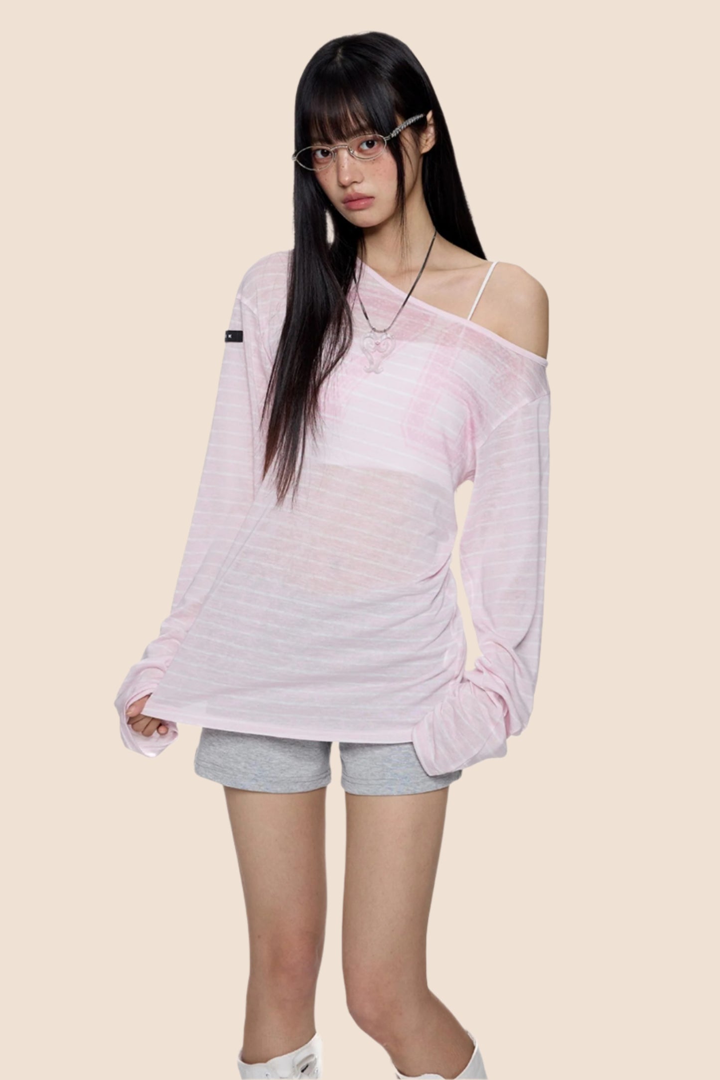 Slant Shoulder Sun Tee