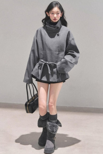 First Snow Turtleneck Coat