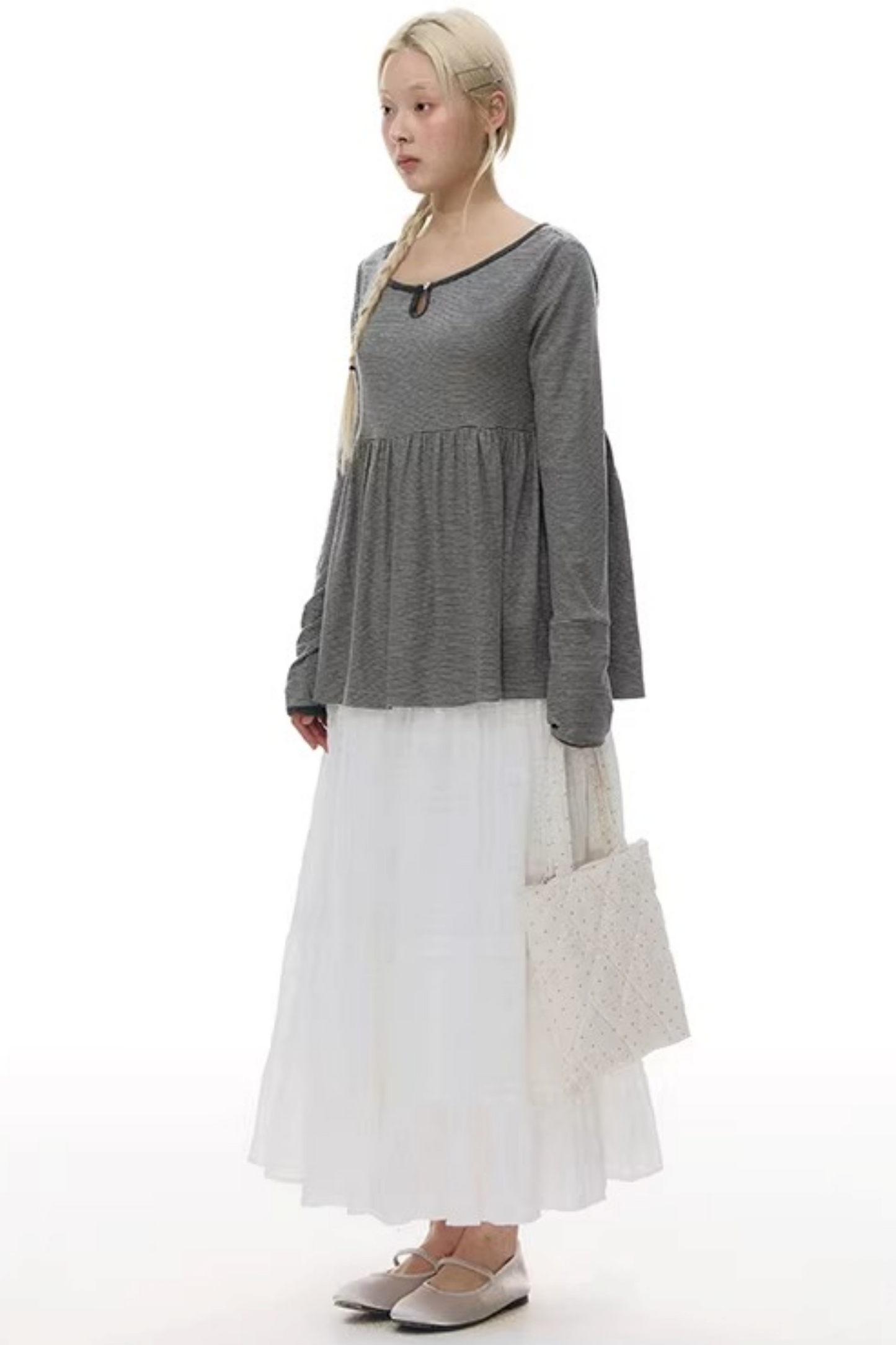 Patchwork Lace A-Line Skirt