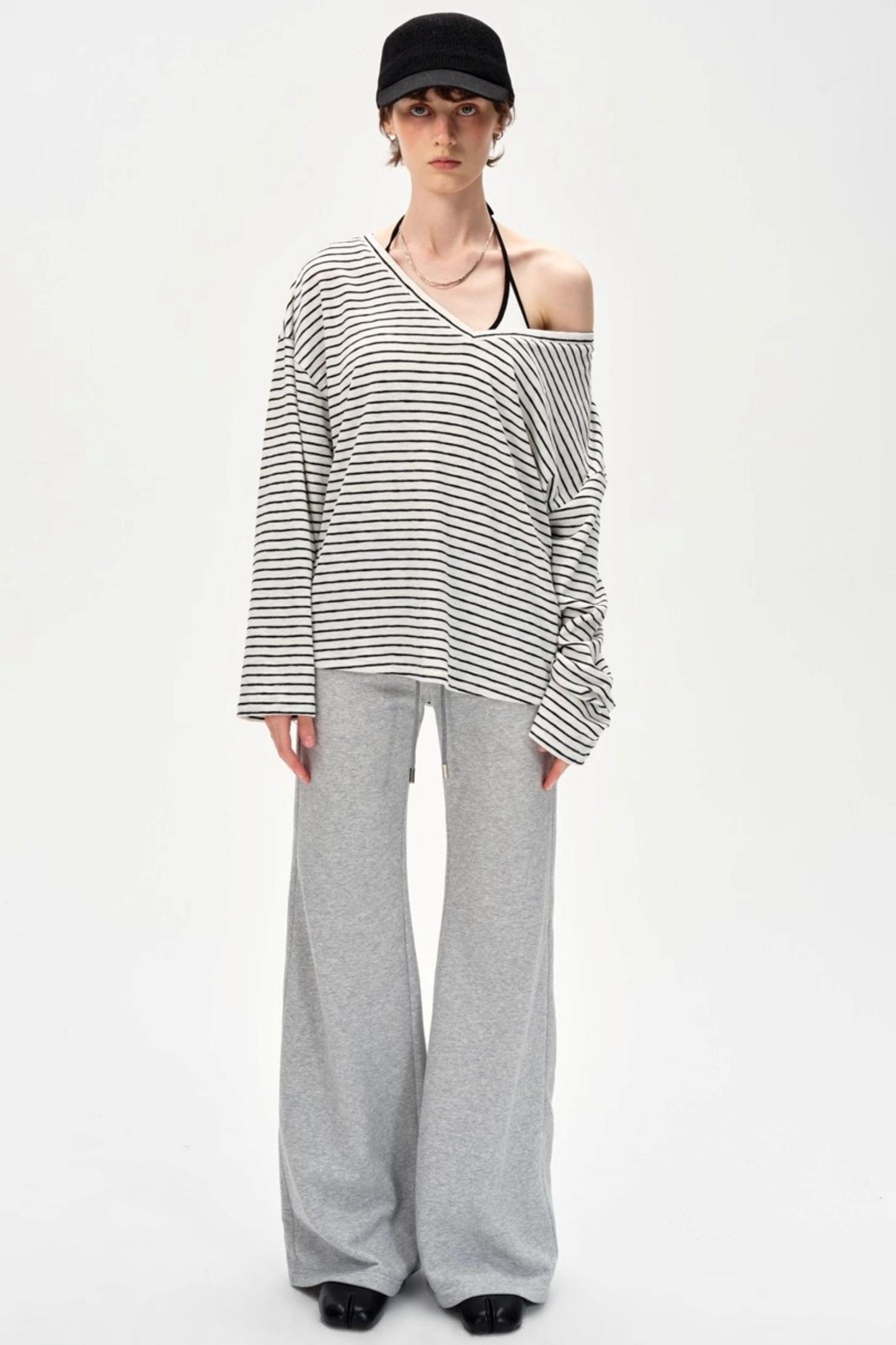 Lyocell V-Neck Base T-Shirt