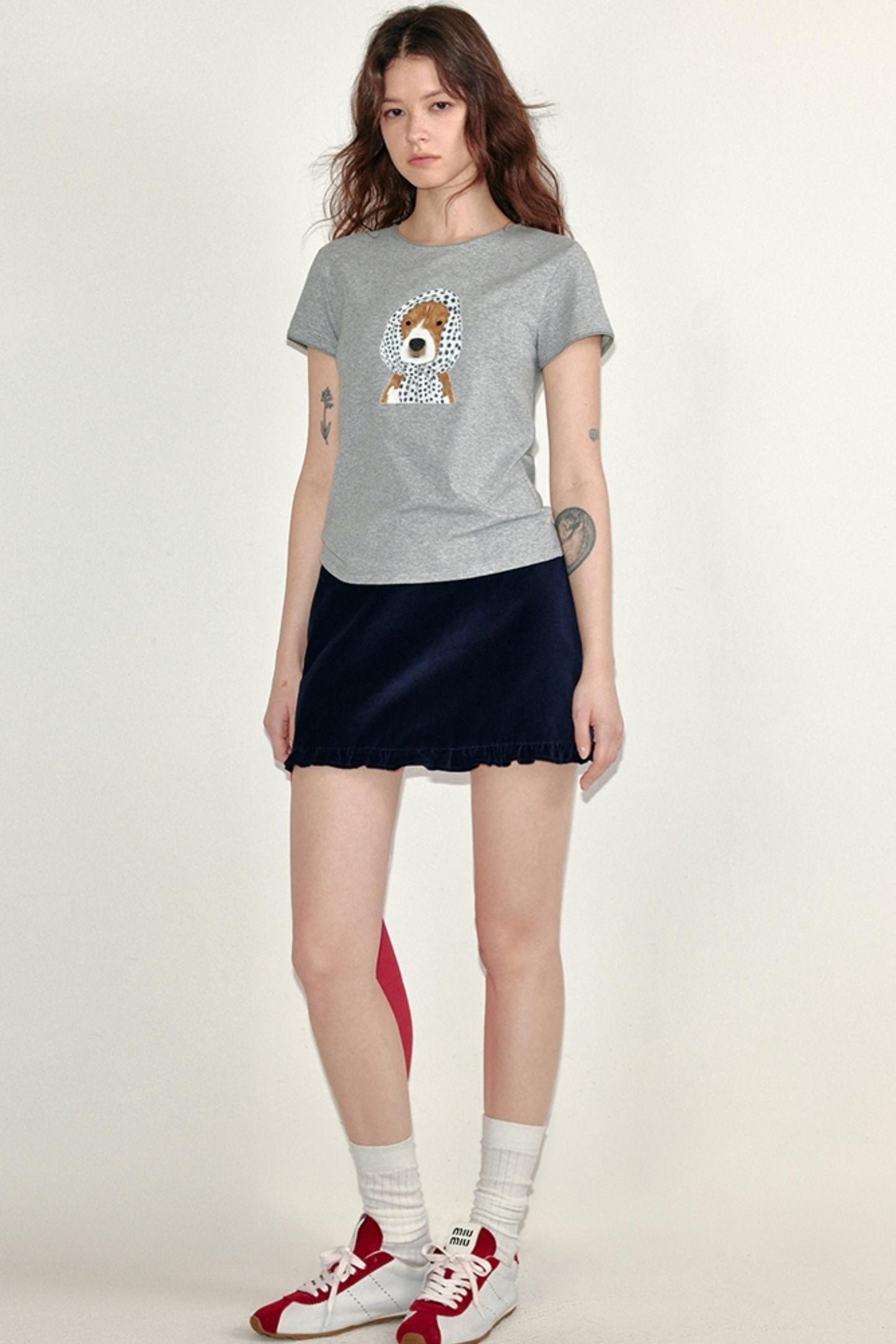 Polka Dot Puppy Tee