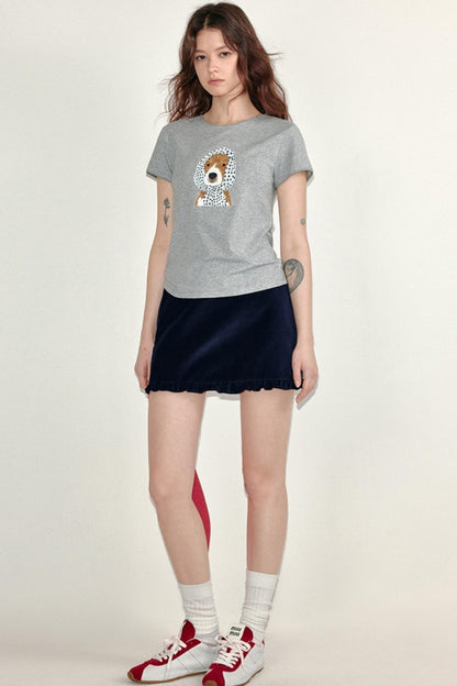 Polka Dot Puppy Tee