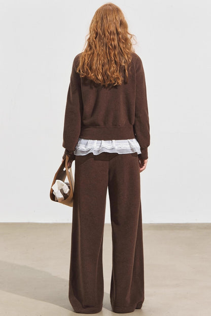 Rice Fleece Zip Jacket Set-Up