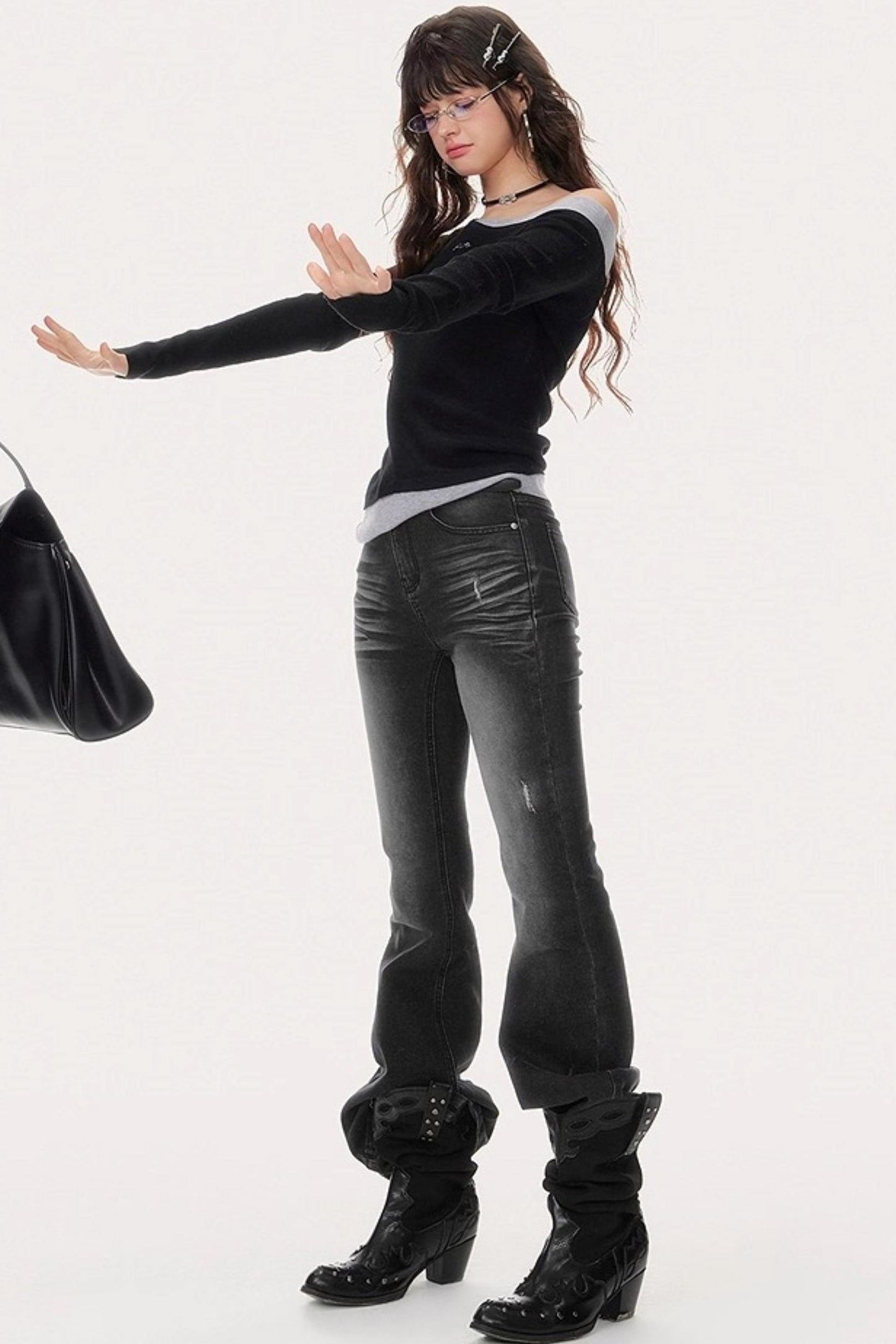 American Retro Micro-Flared Jeans