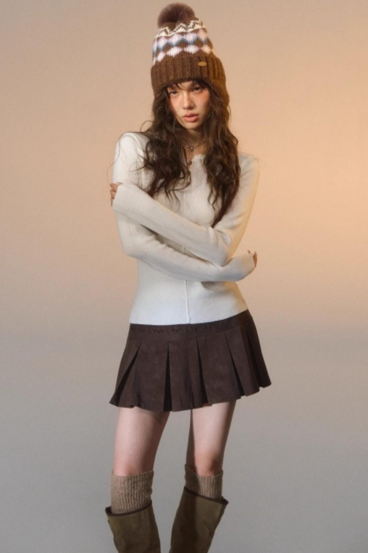 Line-Breasted Base T-Shirt