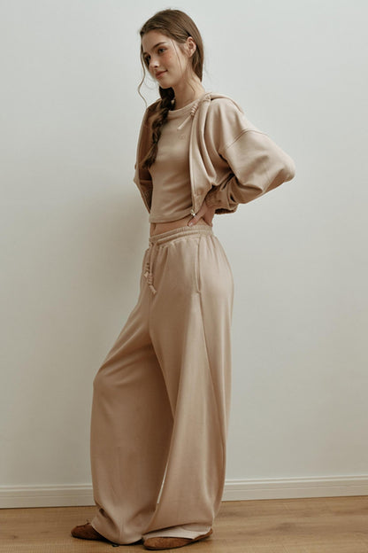 Cloud Soft Crew Neck Jacket Set-Up