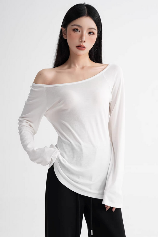 Lyocell Off-Shoulder Top