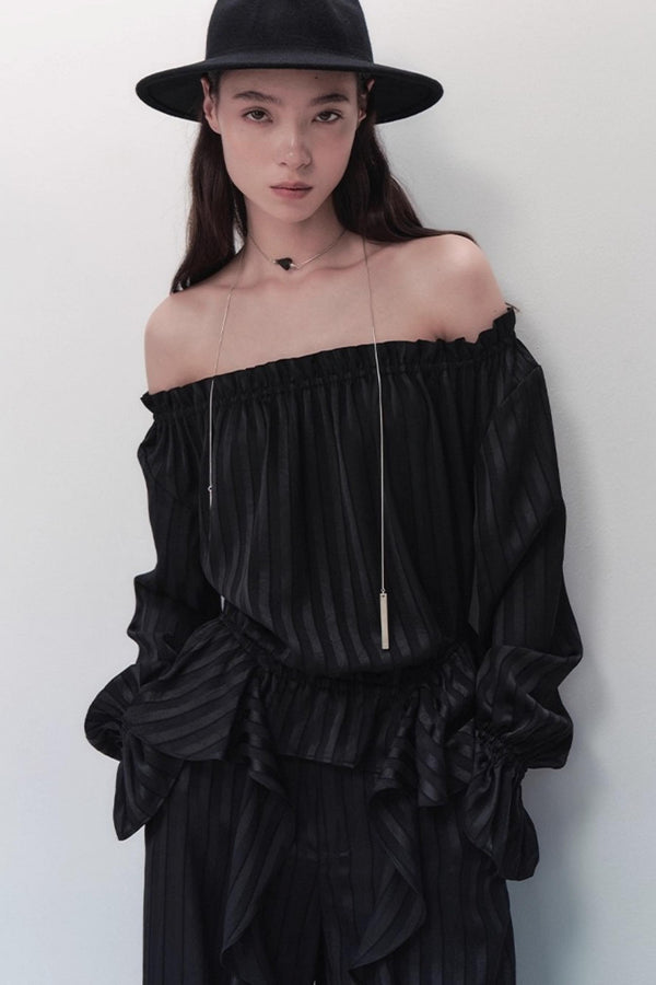 French Design Ruffle Shirt