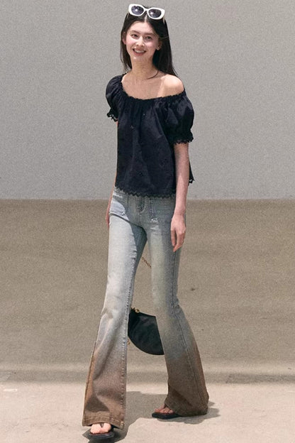 Pure Cotton Embroidered Doll Top