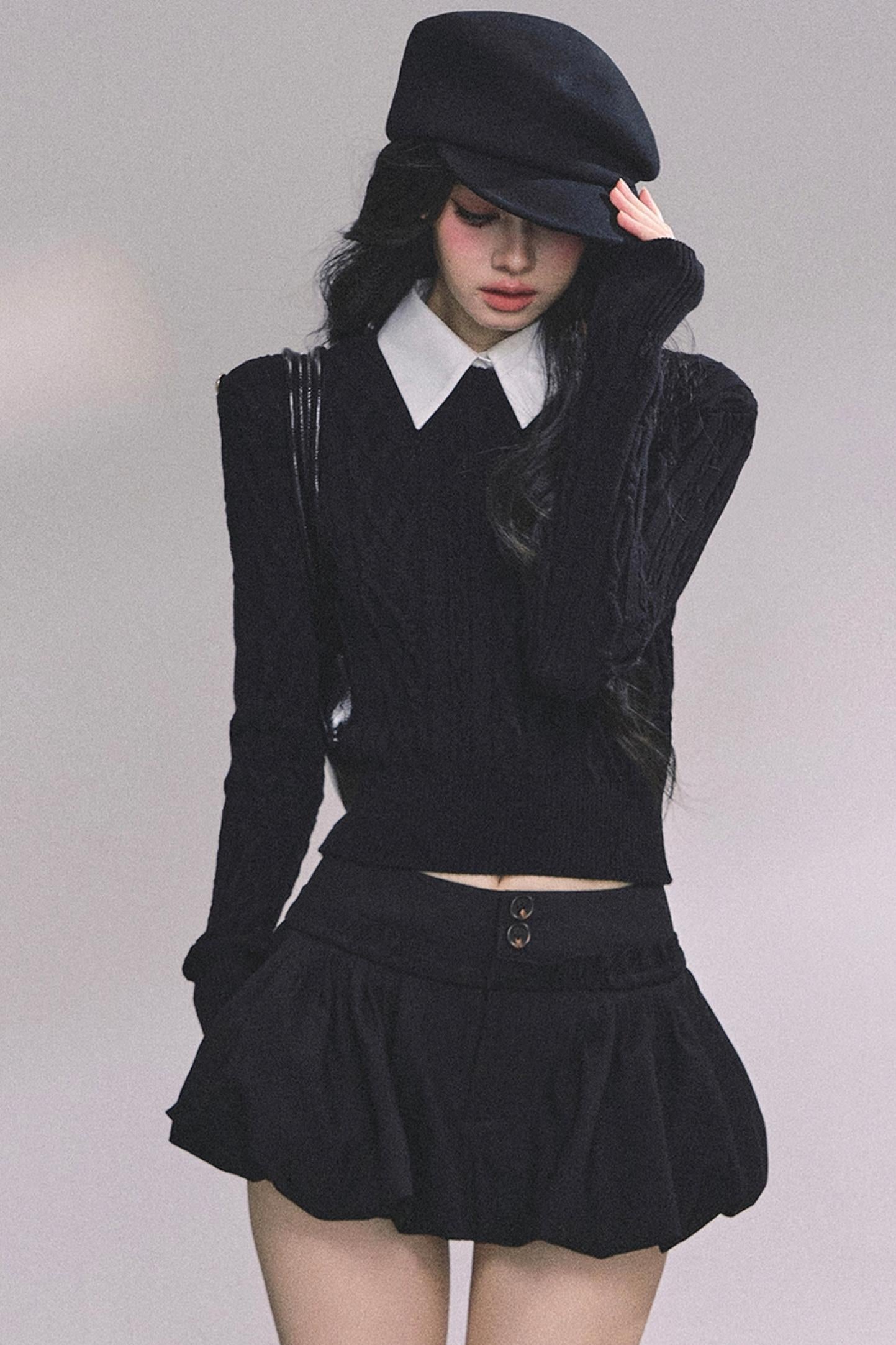 High Intelligence Knitted Top