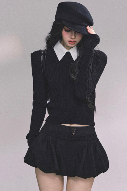 High Intelligence Knitted Top