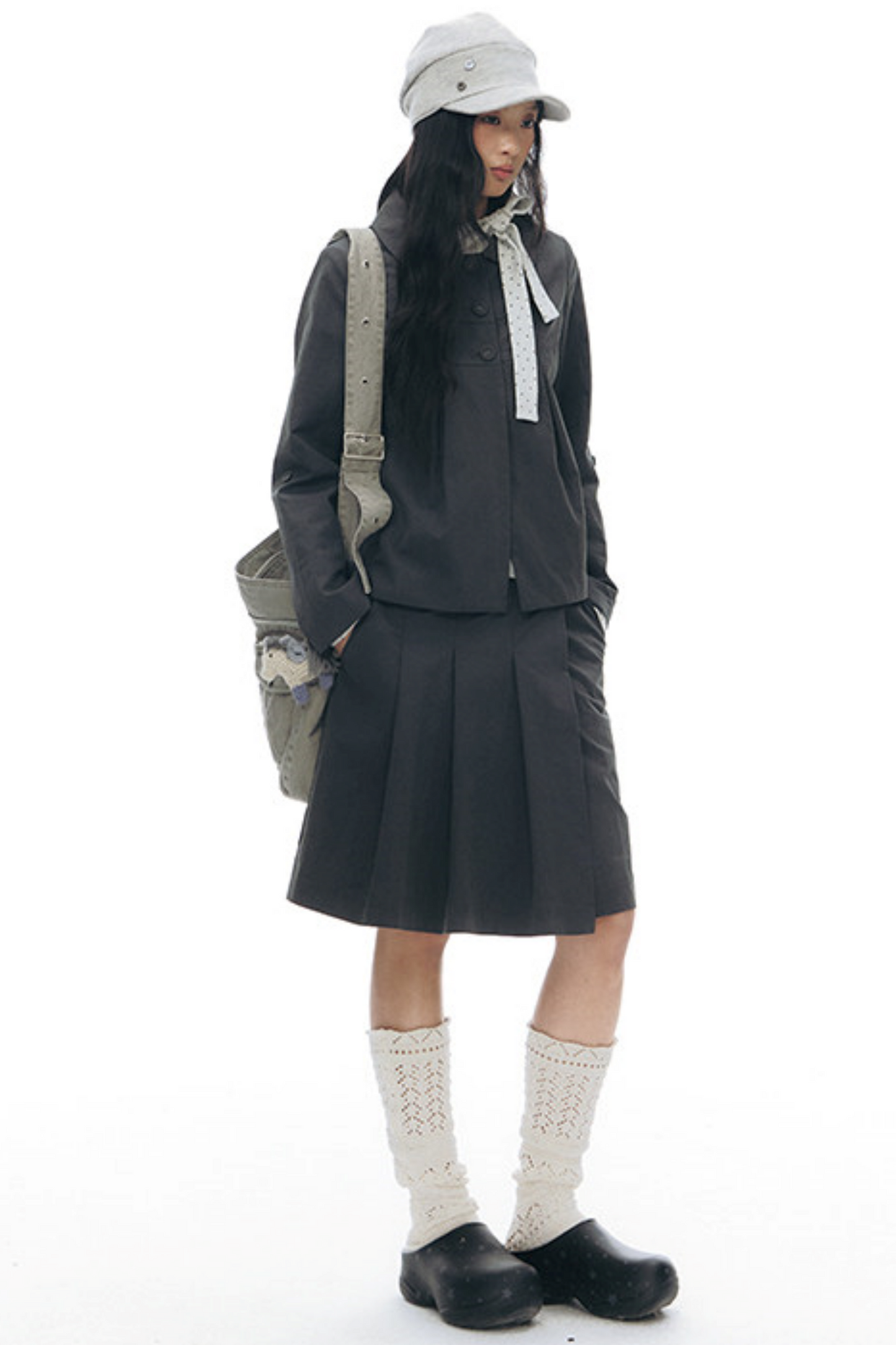 Retro Hooded Windbreaker Jacket