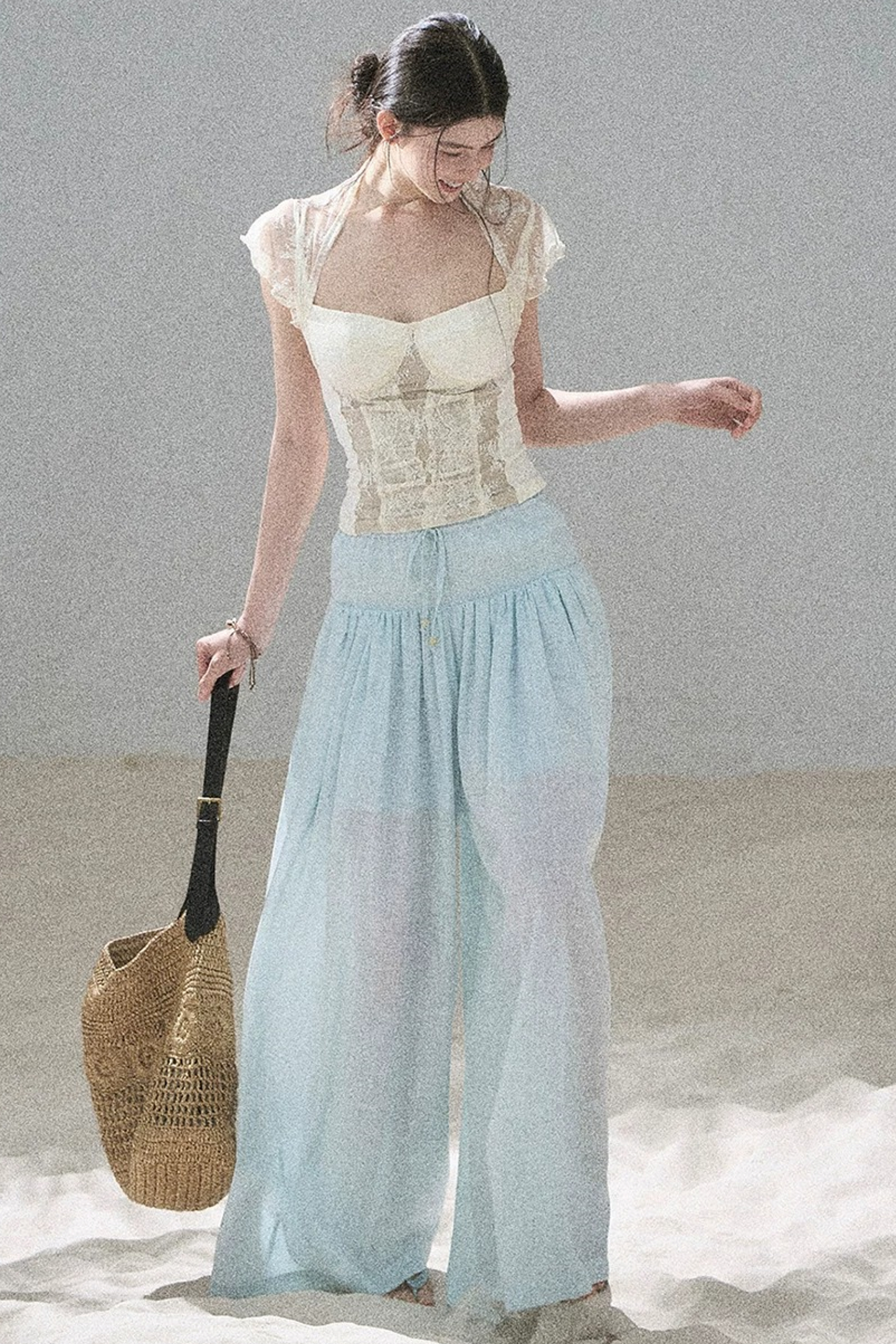 Lace Moonlit Rose Top