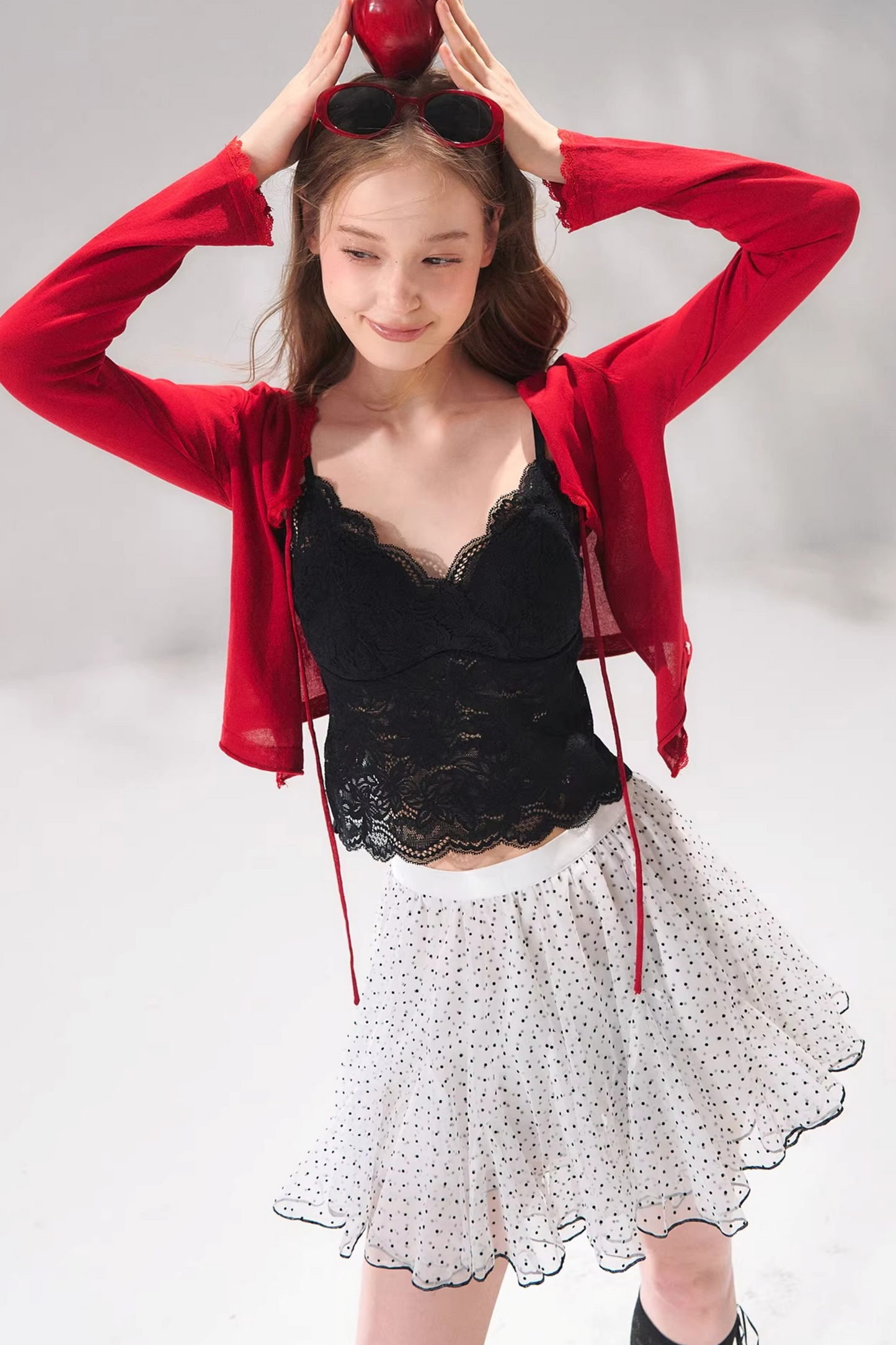Lace Patchwork Camisole Vest