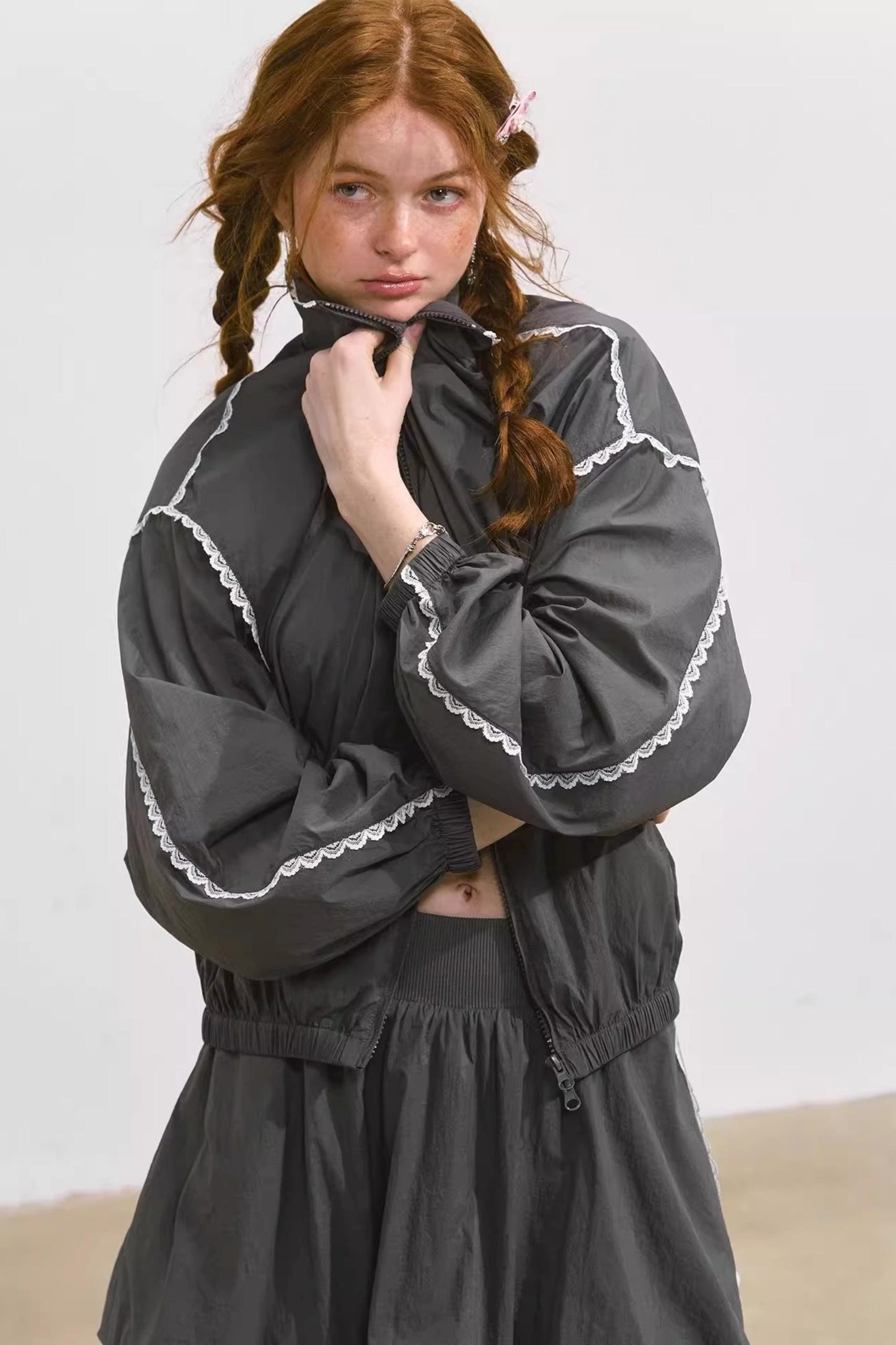 Casual Sun Protection Jacket & Skirt Set-Up