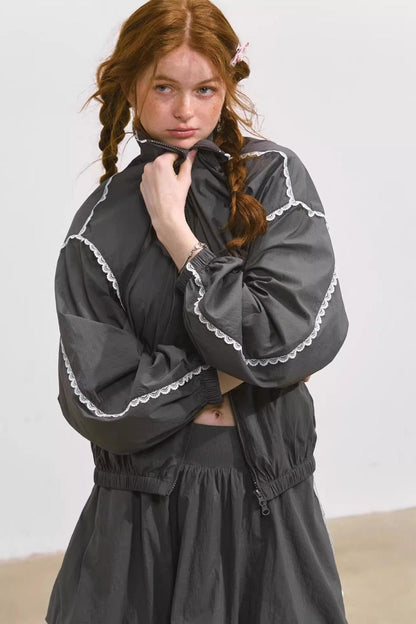 Casual Sun Protection Jacket & Skirt Set-Up