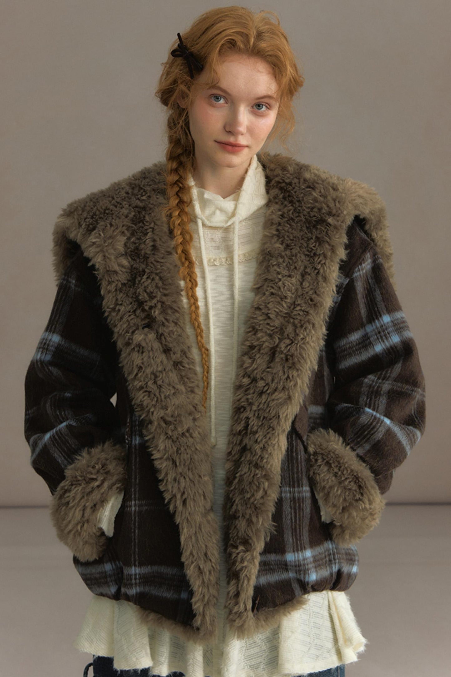 Sea Painter Navy Plaid Jacket