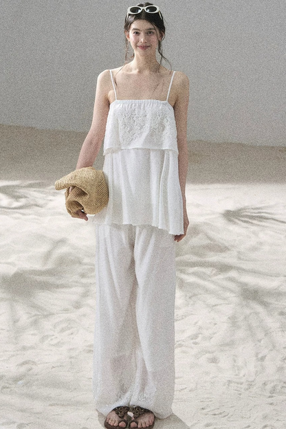 French Chiffon Lace Top Set-Up