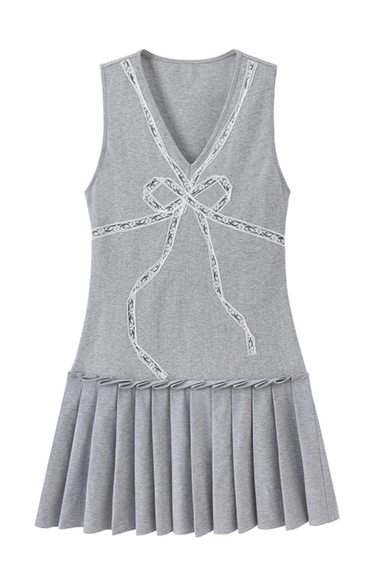 Chic Lace Knit Dress