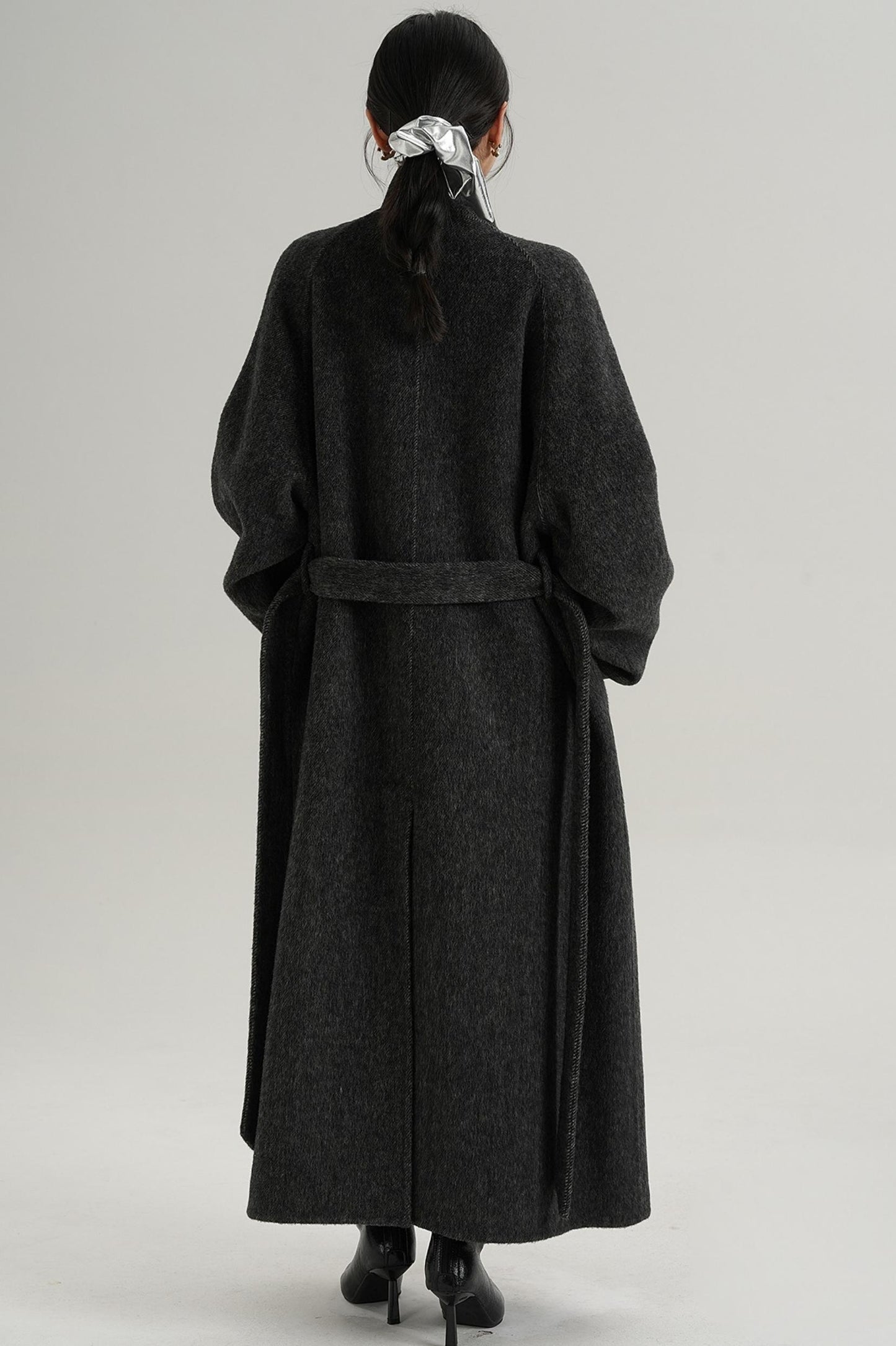 High Neck Wool Coat