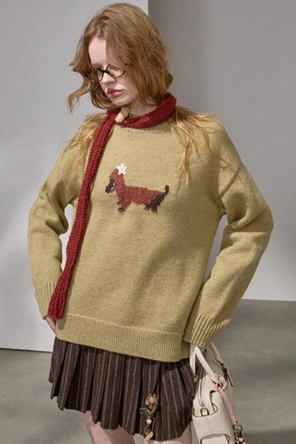 Holiday Dachshund Sweater