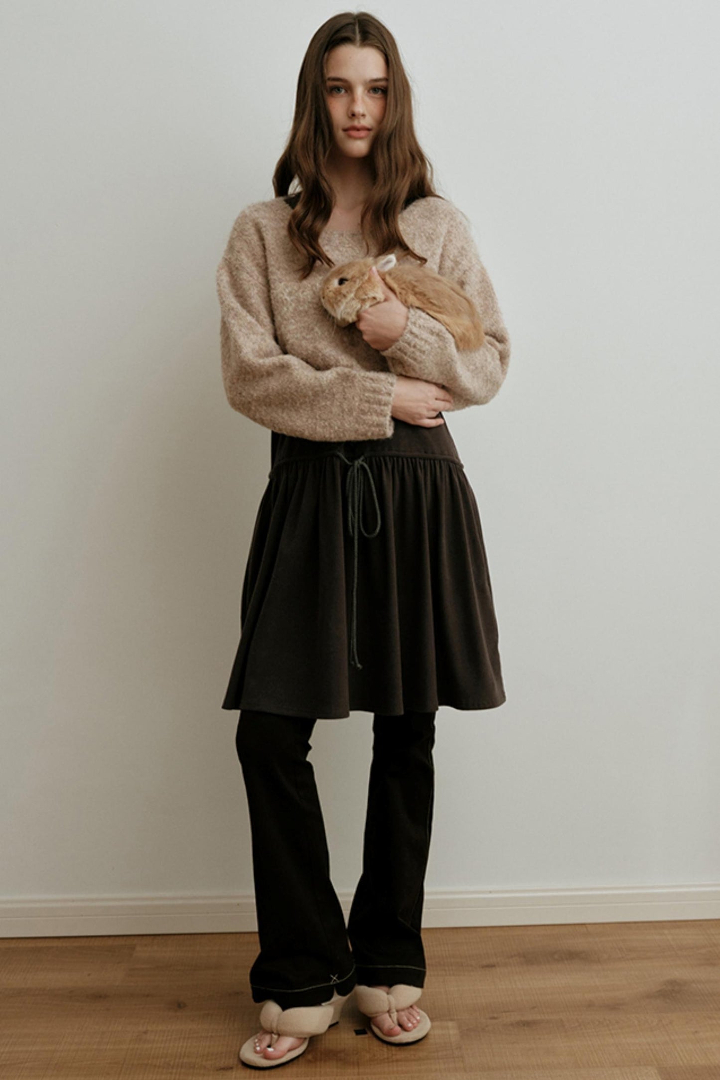 Mist Island Floral Knit Dress