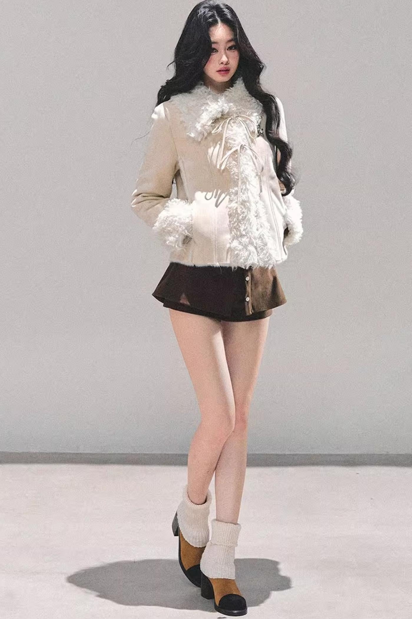 Black and White Lace Top